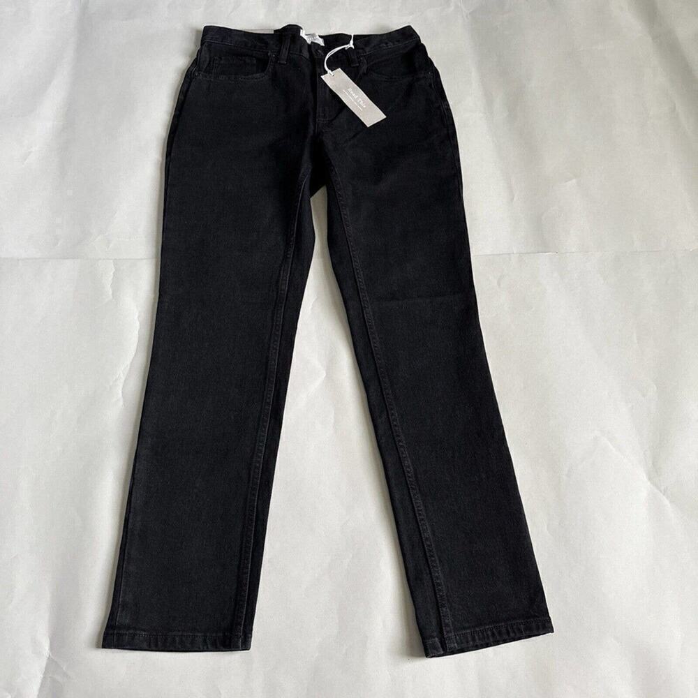 Everlane  Mens Size 30x30 Black Denim Organic Cotton Slim Fit Low Stretch Jeans